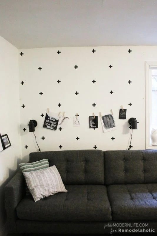 Handmade swedish cross wall
