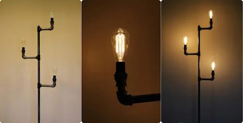 Metal plumbing pipes can be used to build many memorable things, from a clothes rack to a canopy bed! 15 Fabulous Handmade Plumbing Pipe Projects via tipsaholic.com #plumbingpipe #