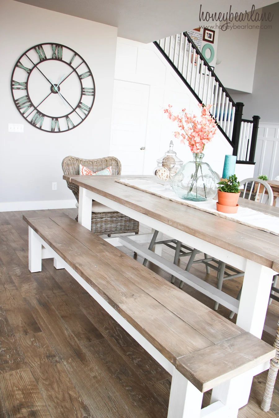 Fixer Upper Handmade Farmhouse Table_Honeybear Lane