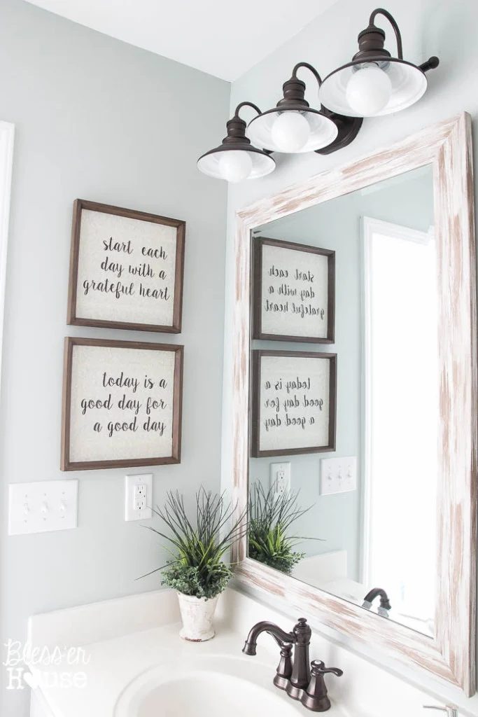 Fixer Upper Handmade Typography Sign_Bless'er House