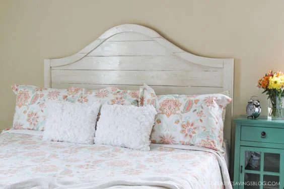 Fixer Upper Handmade Distressed Wood Headboard_Creative Savings