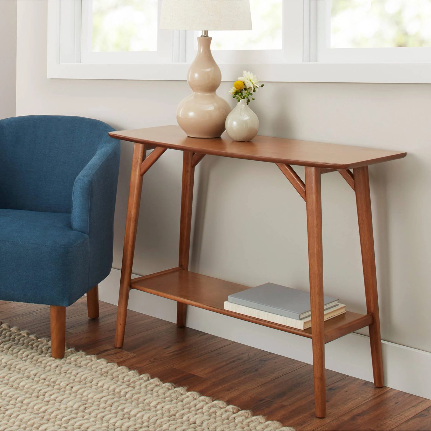 BHG Reed Console Table