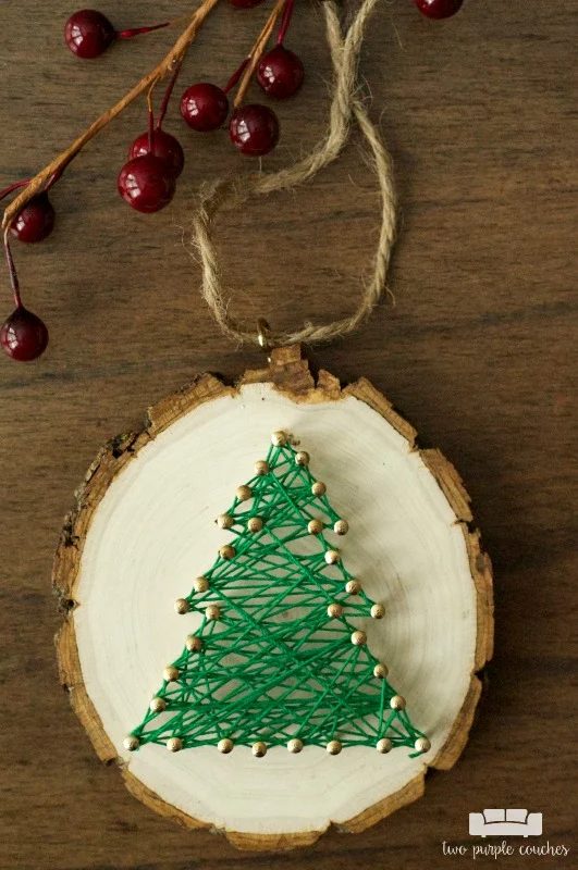 Twopurplecouches Mini String Art Ornaments