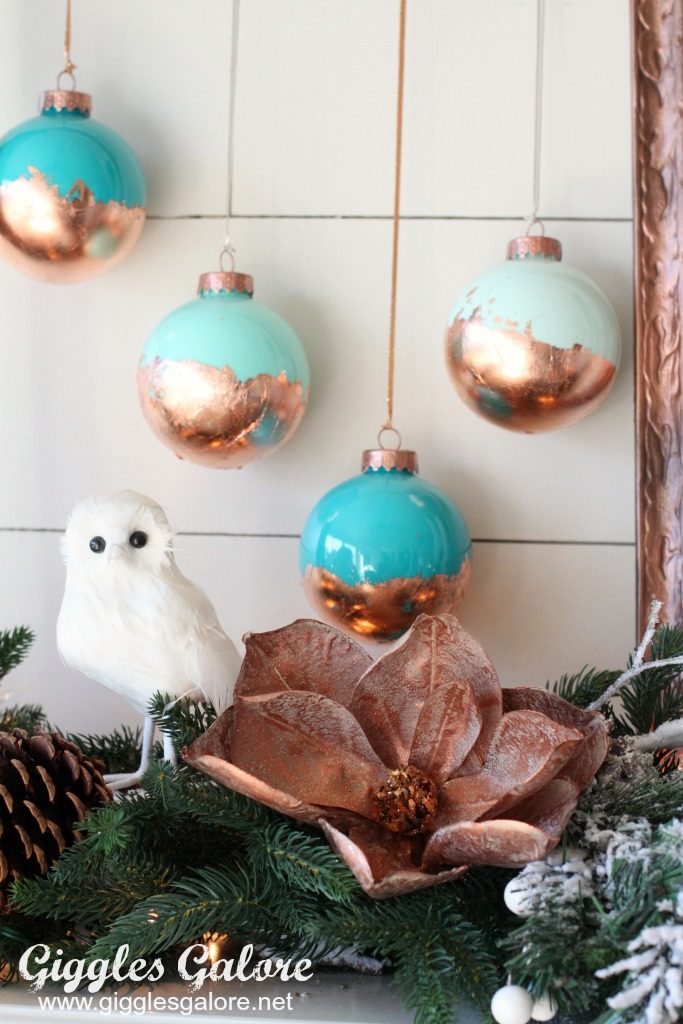 Gigglesgalore Gold Leaf Ornaments