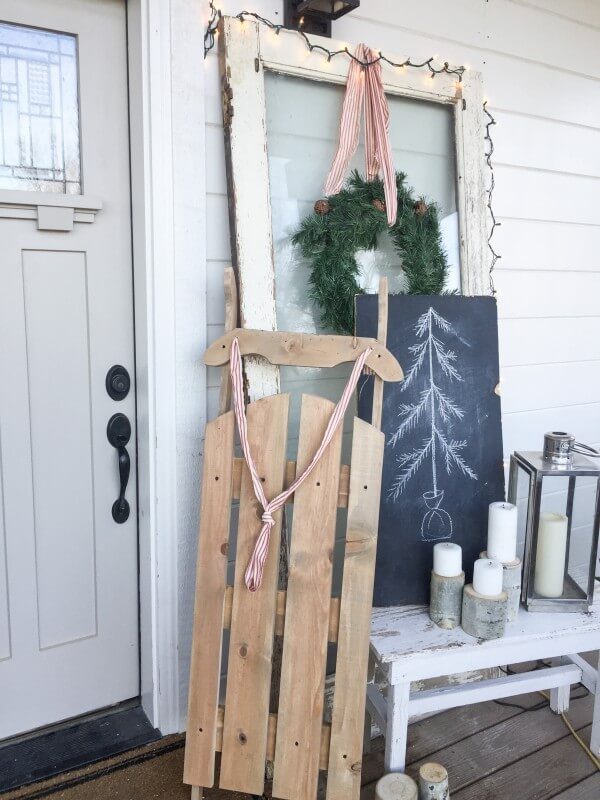 Twelveonmain Diy Wood Vintage Sled