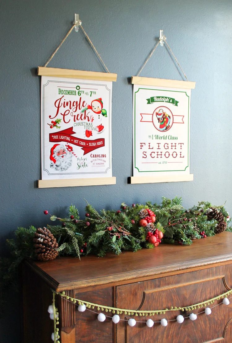 Thecraftpatchblog Vintage Christmas Posters Free Printables