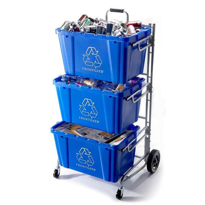 recycle bin cart