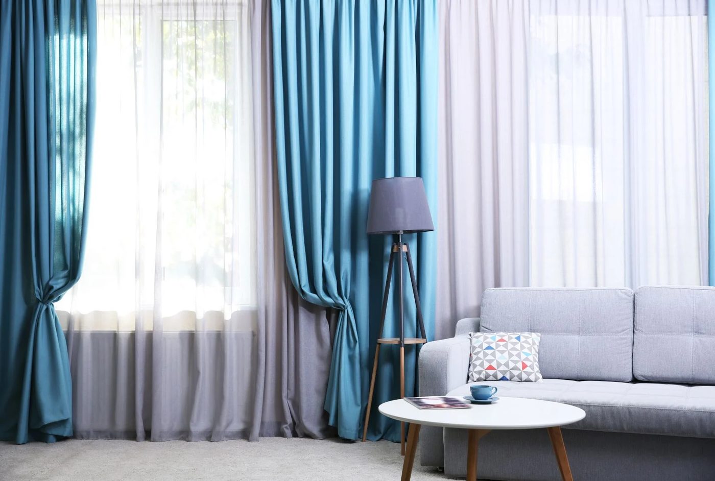 Two Tone Curtain