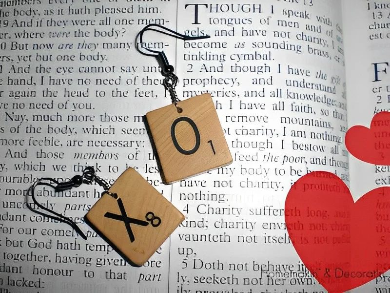 Scrabble Tile Earrings (1)
