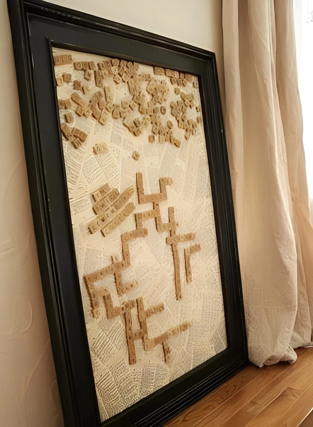Scrabble Tile Magnet Board (1)