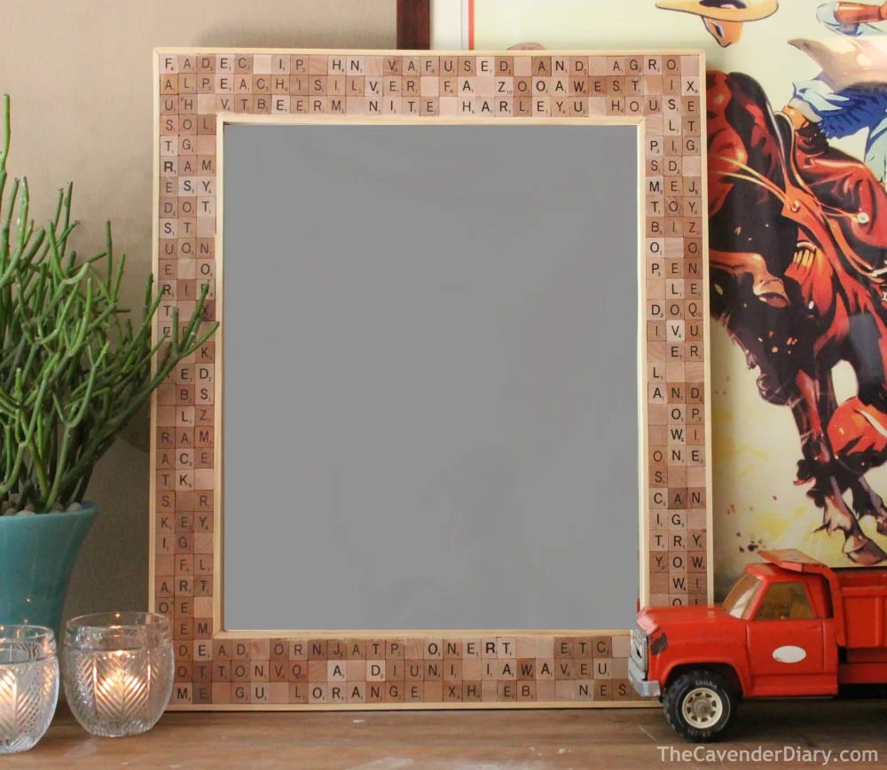 Scrabble Tile Mirror From The Cavender Diary 1