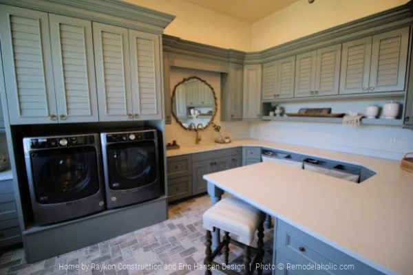 Gray Laundry Room Cabinet options