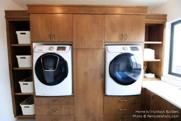Laundry Room options With Built In Washer And Dryer, Bekob UVPH 2018 H26