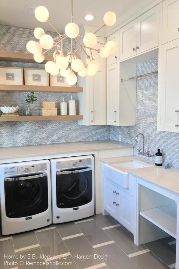 White Laundry Room Tile Backsplash options, Bekob UVPH 2018 H33