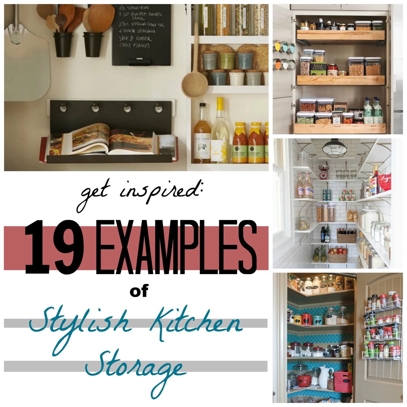 Give your pantry a chance to shine in your home by redesigning with some inspiration from these examples of stylish kitchen storage. 19 Examples of Stylish Kitchen Storage ~ Tipsah