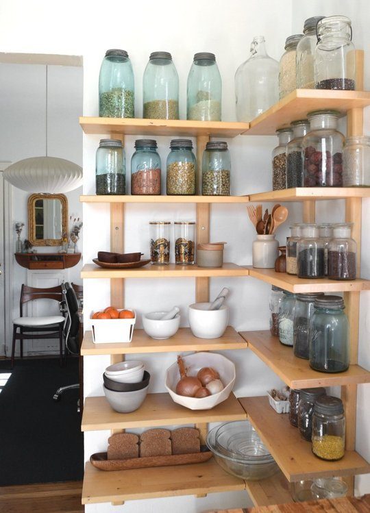 Give your pantry a chance to shine in your home by redesigning with some inspiration from these examples of stylish kitchen storage. 19 Examples of Stylish Kitchen Storage ~ Tipsah