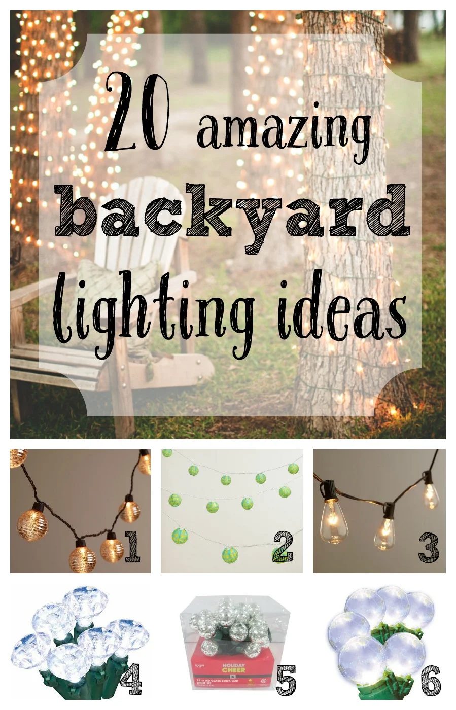 20 memorable backyard lighting options