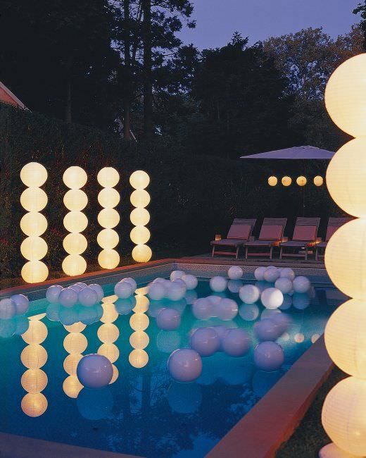 Handmade light columns