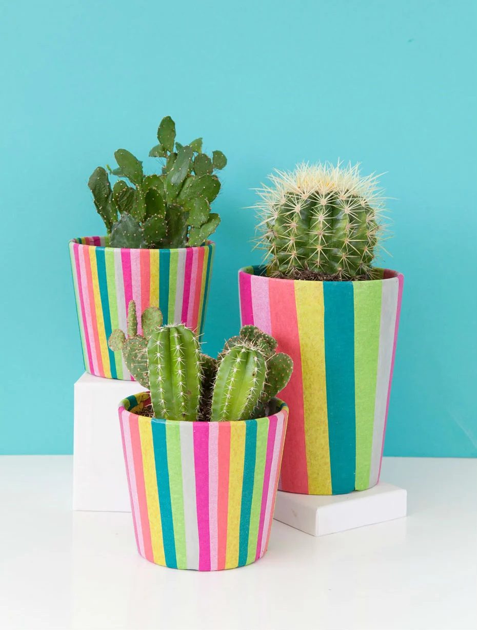 Handmade Plant Pots Tell Love Party