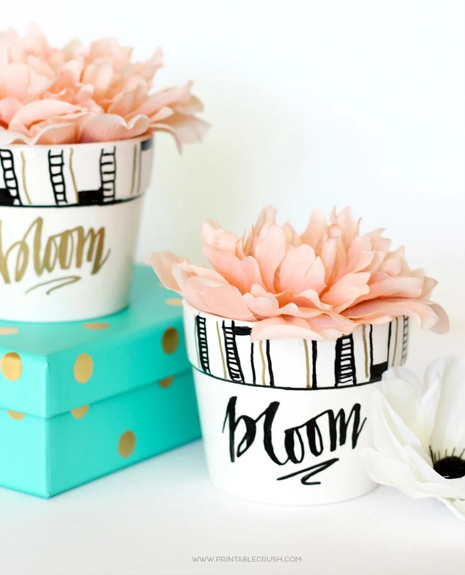 Handmade Plant Pots Printable Crush