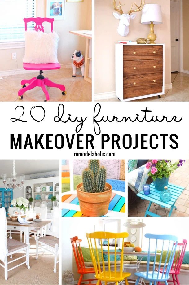 20 Handmade Furniture Makeover Projects - Bekob