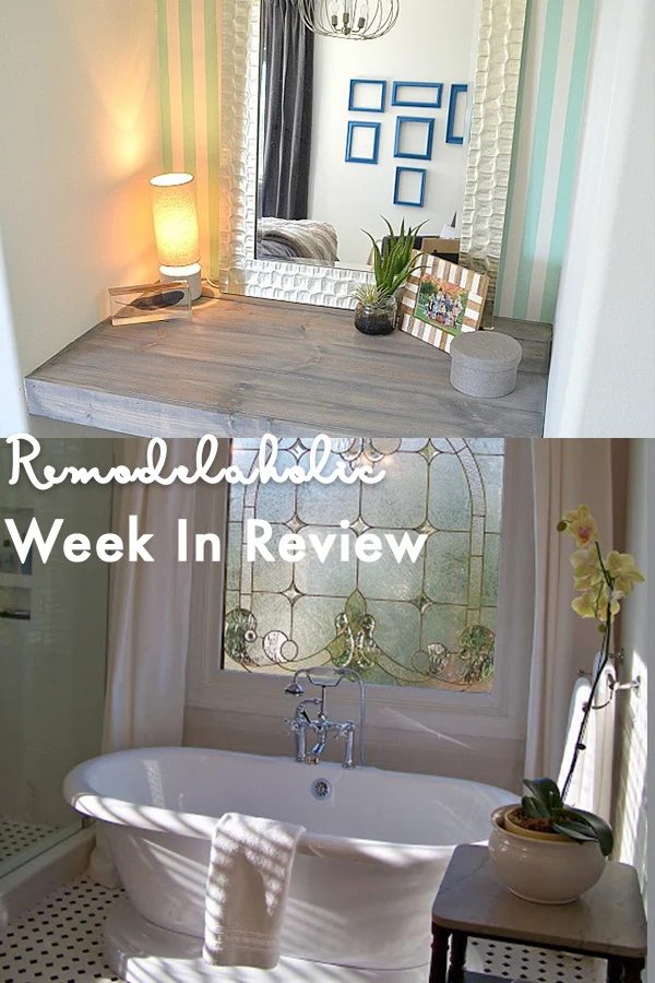 Update A Tile Shower & Tub In A Weekend + 30+ Springy Handmade Decor options
