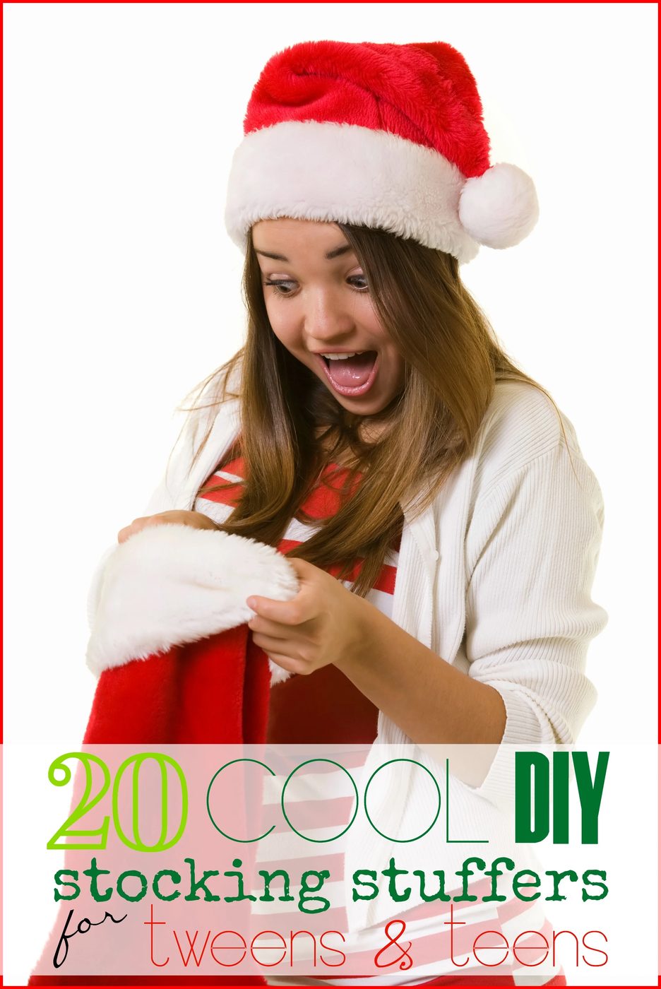 Find the well fitted stocking stuffers for teens and tweens without breaking the bank. Plus some are ones you can make yourself. 20 Cool Handmade Stocking Stuffers for Tweens & Tee