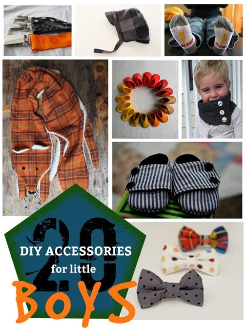 20 Handmade Accessories for Little Boys | Tipsaholic.com #handmade #kids #boys #accessories #shoes #clothing