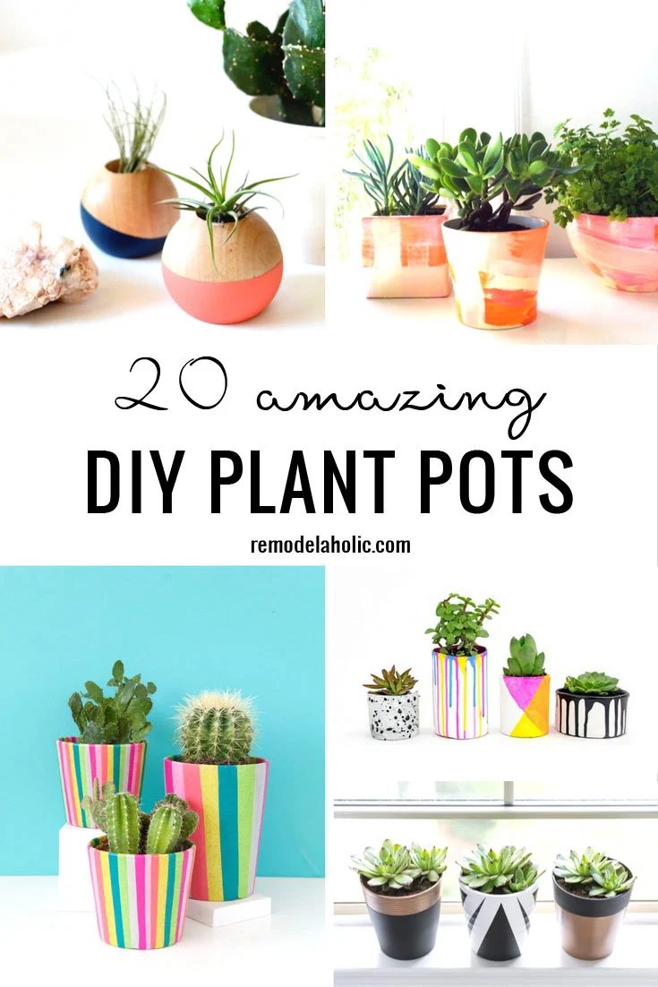 Show off your plants in style with one of these 20 memorable Handmade Plant Pots Bekob.com