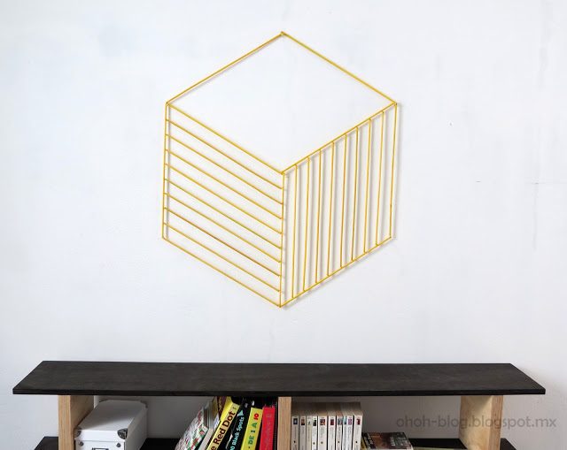 Add some real shape to your home with a few of these handmade geometric projects for furniture, wall art, and more! 20 Handmade Geometric Projects for Your Home ~Tipsaholic.com #ge