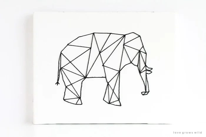 Add some real shape to your home with a few of these handmade geometric projects for furniture, wall art, and more! 20 Handmade Geometric Projects for Your Home ~Tipsaholic.com #ge