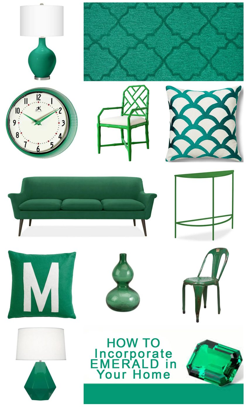 Incorporate Emerald in Your Home Decor