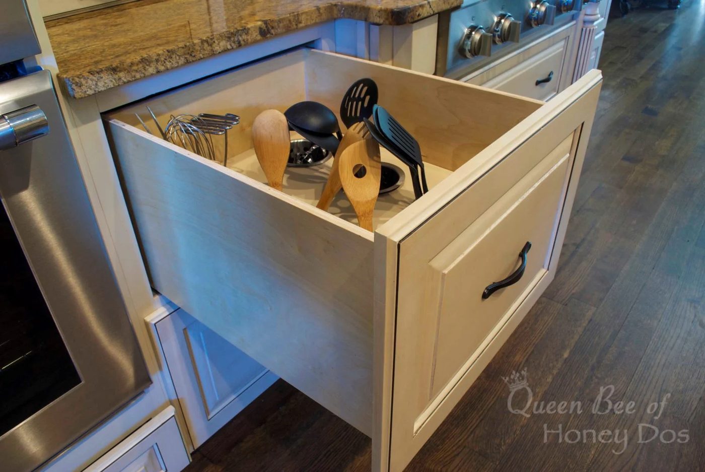 Handmade Kitchen Utensil Drawer Organizer Upright Utensils Deep Drawer walkthrough Queen Bee Of Honey Dos On @Bekob