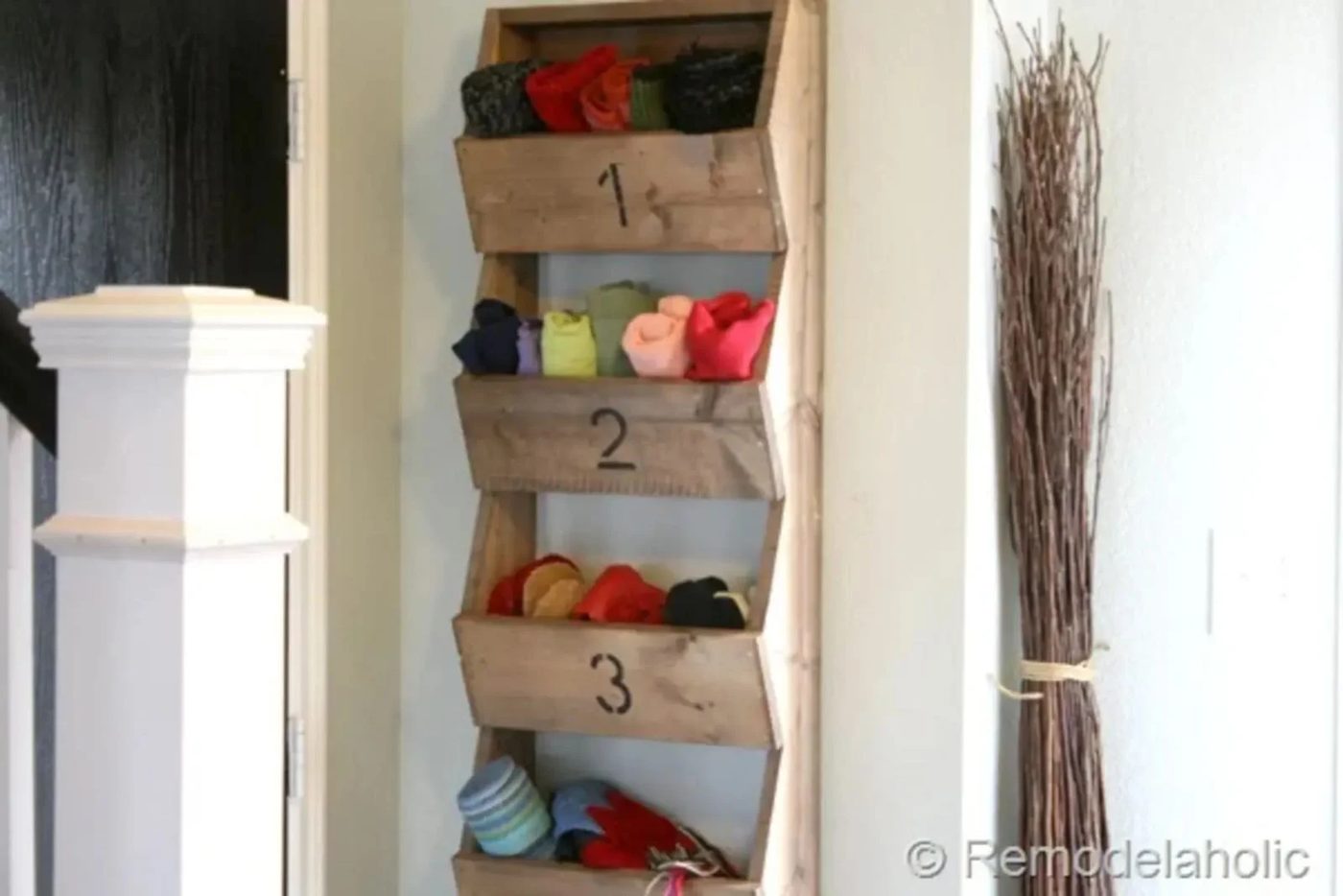 Farmhouse Wall Storage Bins Handmade walkthrough By Bekob (2)