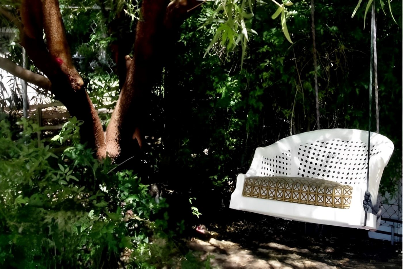 Handmade Hanging Swing Chair From An Old Chair Peppertowne Featured On Bekob (1)