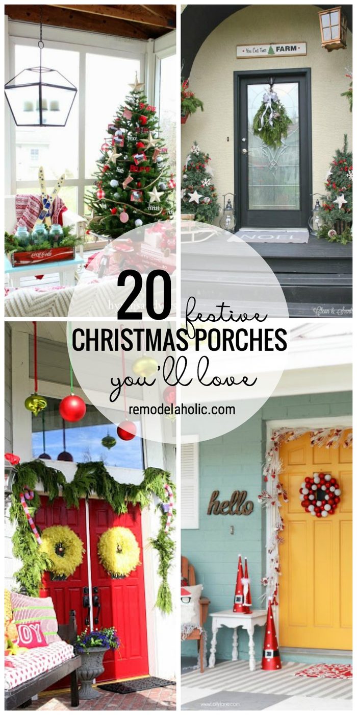 Add Some Holiday To The Entry Of Your Home With One Of These 20 Festive Christmas Porches You'll Love Featured On Bekob.com