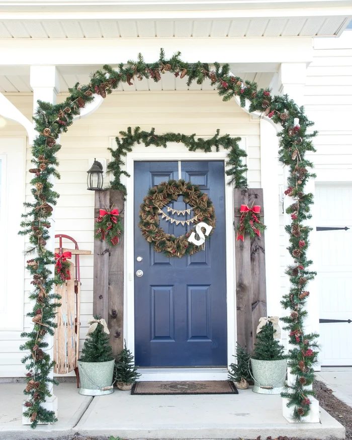 Add Some Holiday Cheer To The Entry Of Your Home With One Of These 20 Festive Christmas Porches You'll Love Featured On Bekob.com