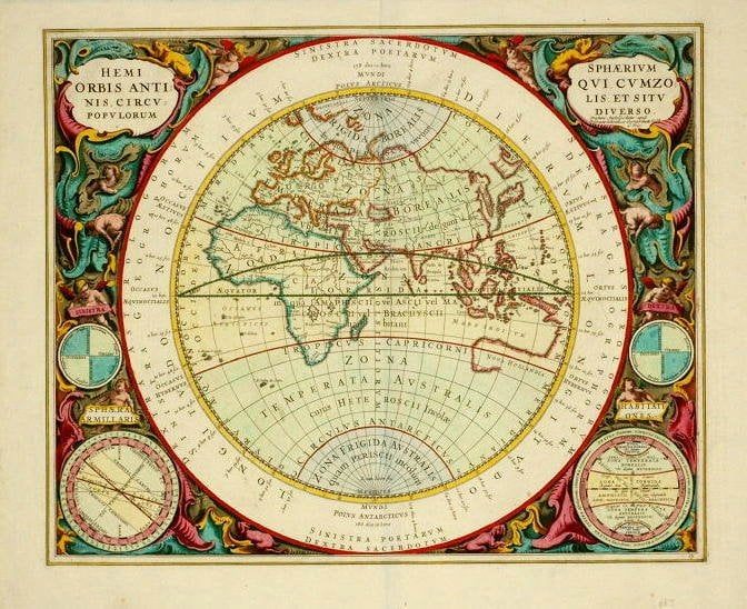 Vintage Maps to display in home decor, via Bekob