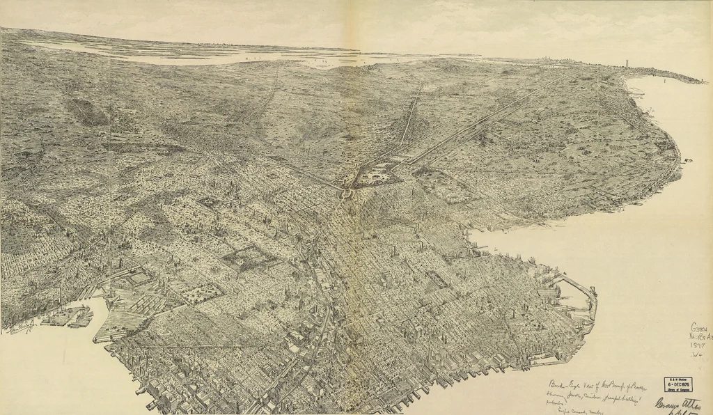 20 Free Vintage Map of NYC Printable Images | Bekob.com #art #printable #maps