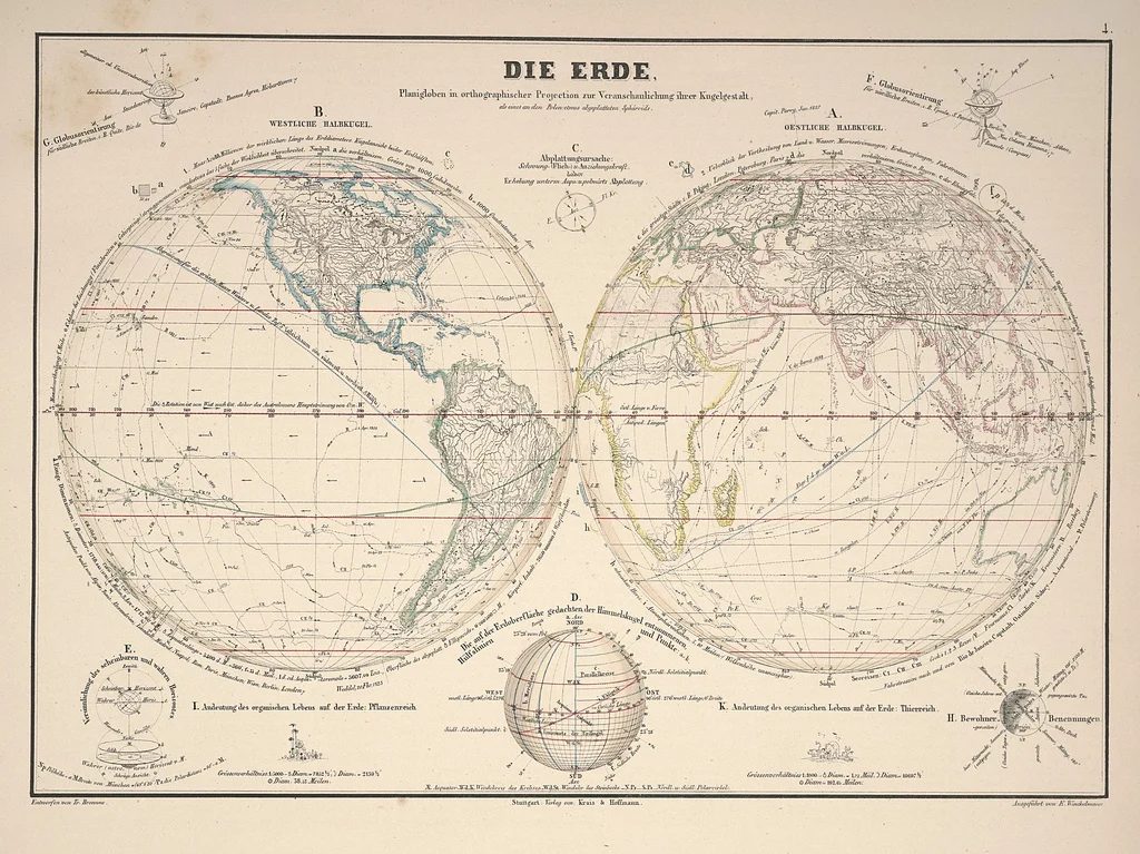 20 Free Vintage Map Printable Images | Bekob.com #art #printable #maps