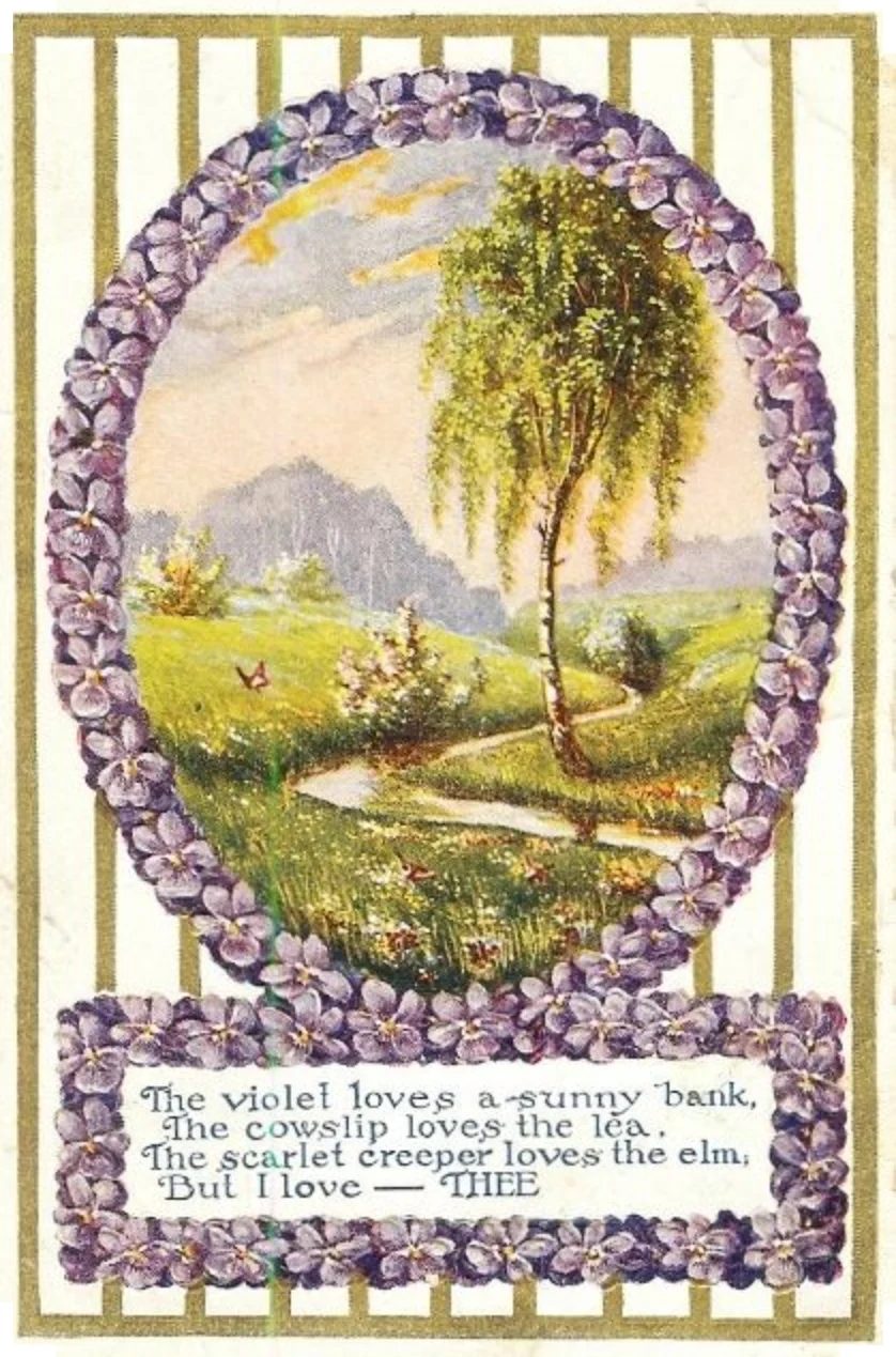 spring violets print | 20 free vintage printable images for spring on Bekob.com
