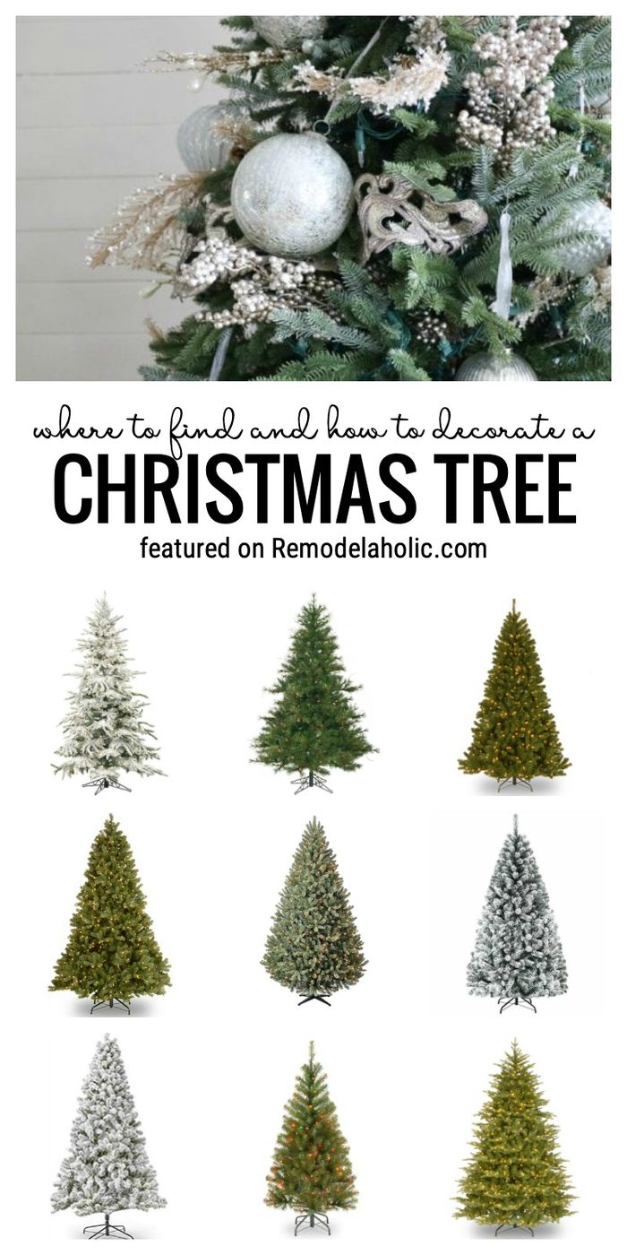 Where To Buy And How To Decorate A striking Artificial Christmas Tree Featured On Bekob.com