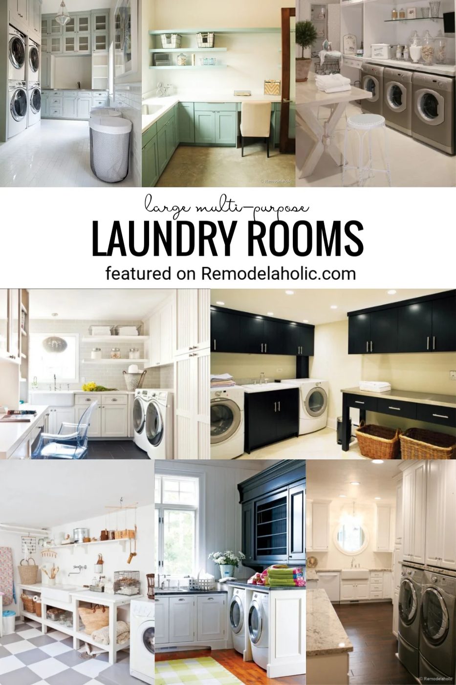 Large Multi Purpose Laundry Rooms. options, Designs, And Inspiration Featured On Bekob.com