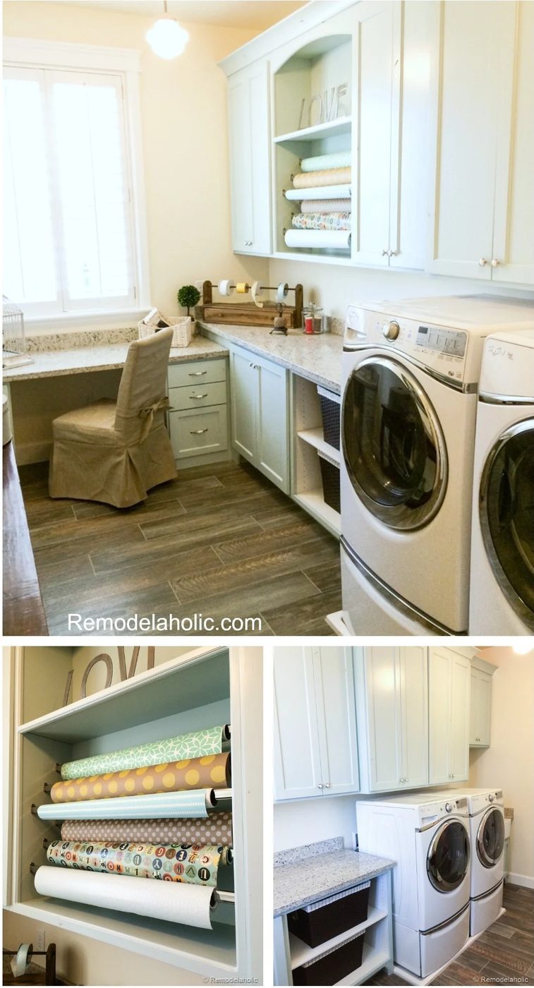 Laundry Room with gift wrapping center Fabulous Laundry room design options from @Bekob