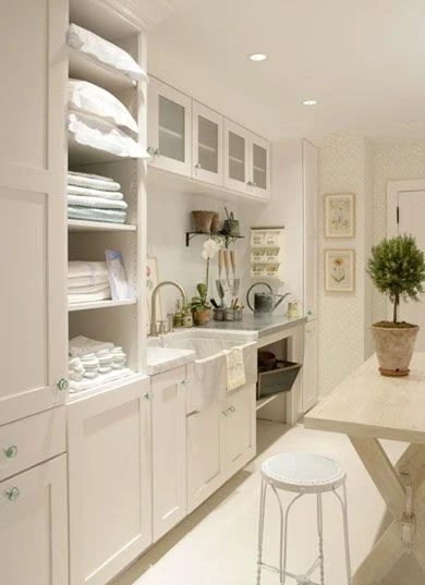 Other side of Laundry room a huge multi-purpose laundry room featured on Bekob.com