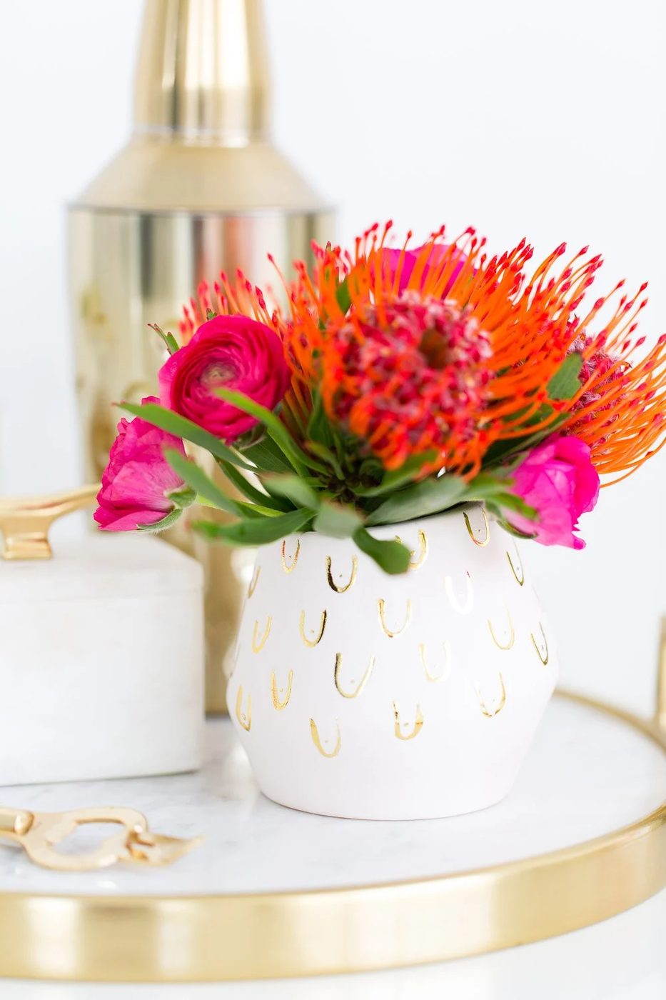 Handmade Flower Vases Sugar & Cloth
