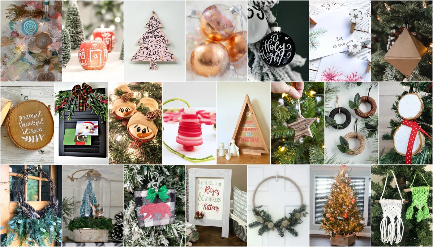 20+ New Handmade Christmas Decor Tutorials