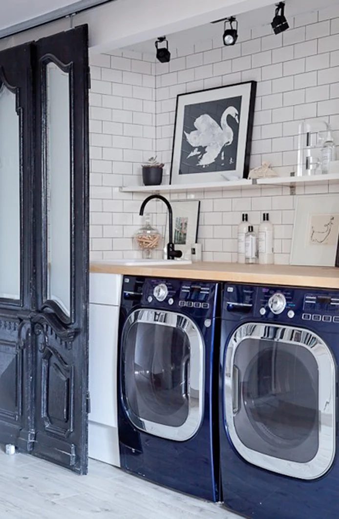 great hall laundry room with big style! striking option featured on Bekob.com