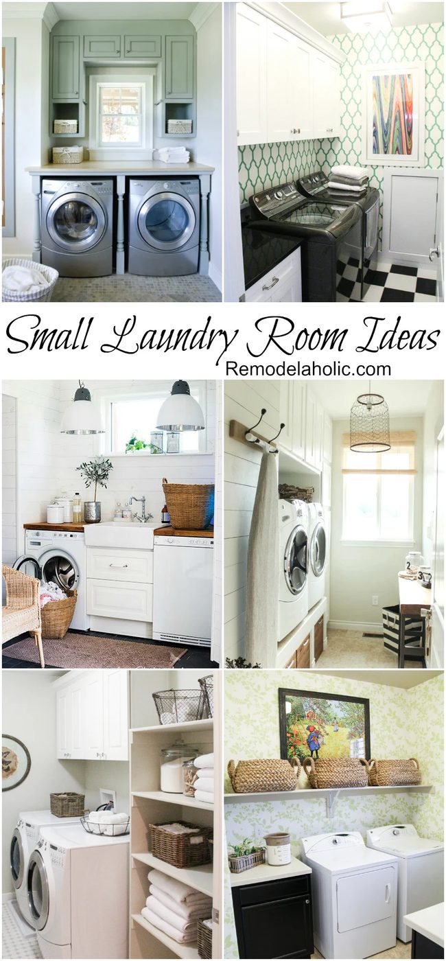 Small but stylish Laundry Room options @Bekob #laundry #design #small