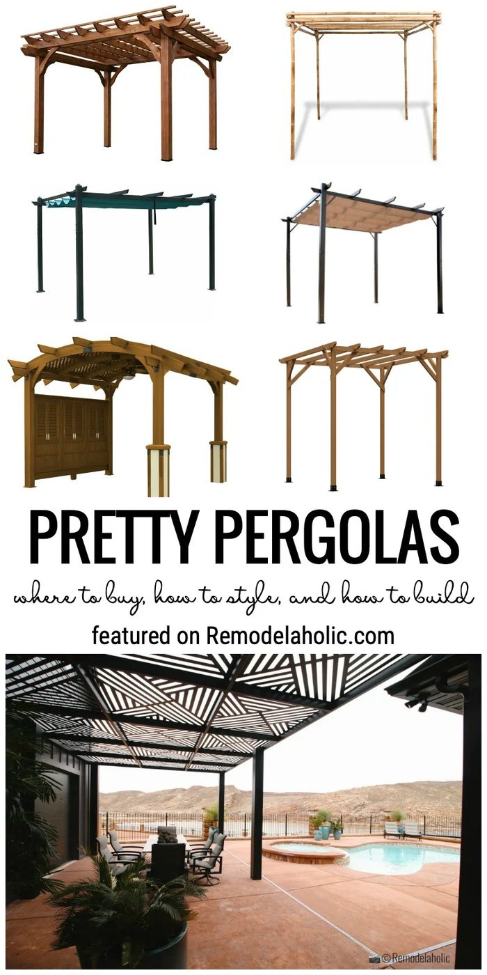 Get This Look Pretty Pergolas. Where To Buy, How To Style, And How To Build Featured On Bekob.com